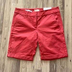 Loft petite Bermuda roll shorts